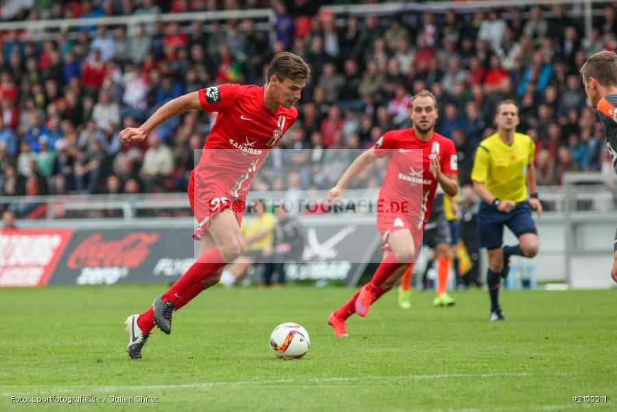Christopher Bieber, Würzburg, Dallenberg, flyeralarm Arena, 05.09.2015, Fussball, 3. Liga, FC Rot-Weiß Erfurt, FC Würzburger Kickers - Bild-ID: 2155511