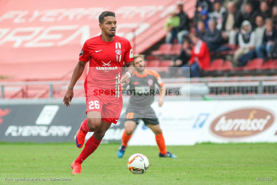 Royal-Dominique Fennell, Würzburg, Dallenberg, flyeralarm Arena, 05.09.2015, Fussball, 3. Liga, FC Rot-Weiß Erfurt, FC Würzburger Kickers - Bild-ID: 2155513