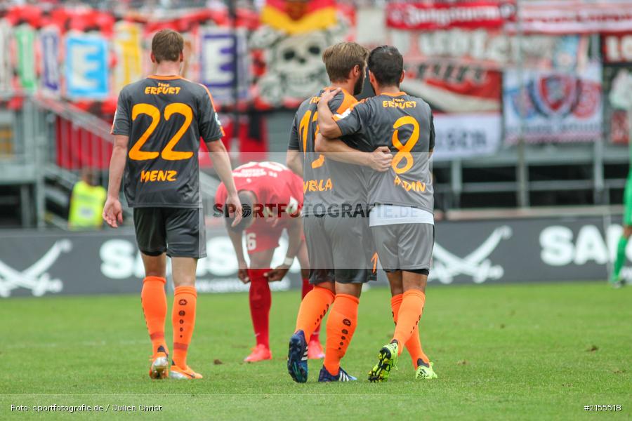 Würzburg, Dallenberg, flyeralarm Arena, 05.09.2015, Fussball, 3. Liga, FC Rot-Weiß Erfurt, FC Würzburger Kickers - Bild-ID: 2155518