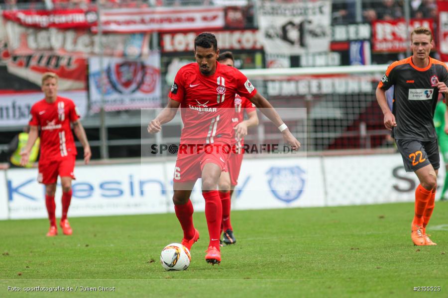Royal-Dominique Fennell, Würzburg, Dallenberg, flyeralarm Arena, 05.09.2015, Fussball, 3. Liga, FC Rot-Weiß Erfurt, FC Würzburger Kickers - Bild-ID: 2155523