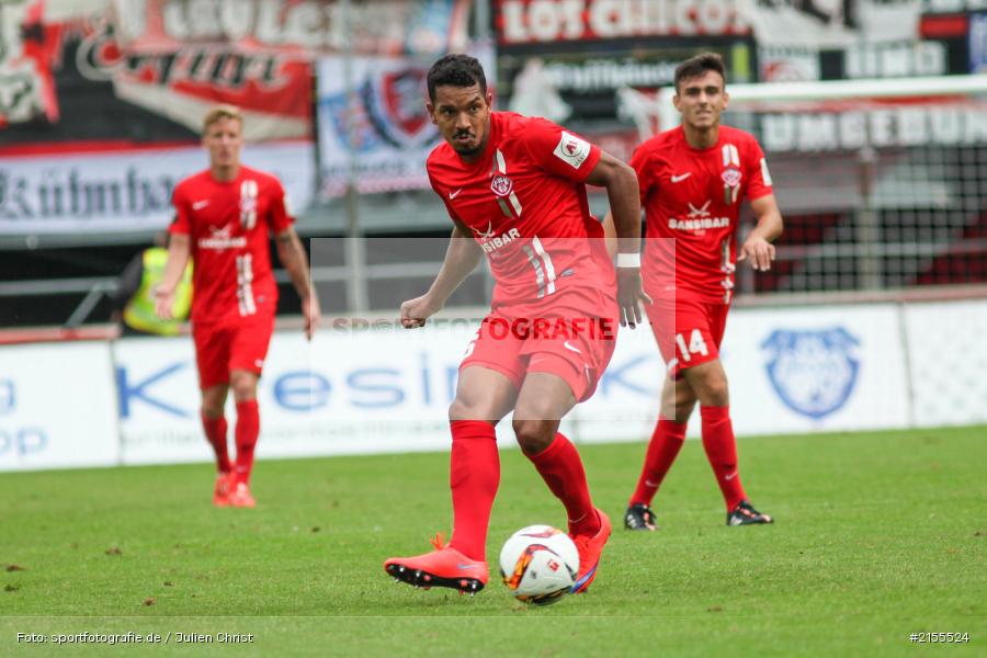 Royal-Dominique Fennell, Würzburg, Dallenberg, flyeralarm Arena, 05.09.2015, Fussball, 3. Liga, FC Rot-Weiß Erfurt, FC Würzburger Kickers - Bild-ID: 2155524