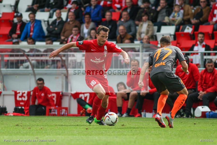 Luka Odak, Peter Kurzweg, Würzburg, Dallenberg, flyeralarm Arena, 05.09.2015, Fussball, 3. Liga, FC Rot-Weiß Erfurt, FC Würzburger Kickers - Bild-ID: 2155532