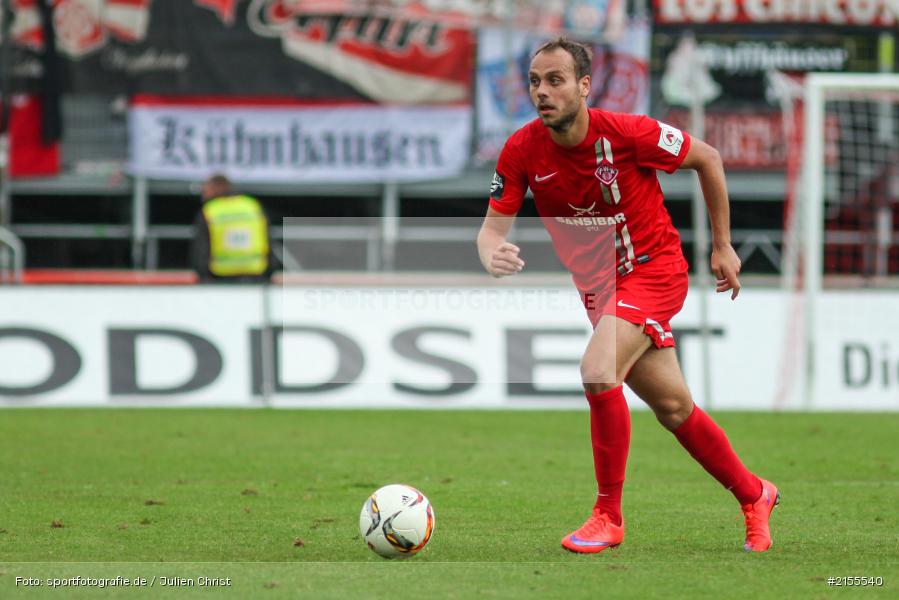 Rico Benatelli, Würzburg, Dallenberg, flyeralarm Arena, 05.09.2015, Fussball, 3. Liga, FC Rot-Weiß Erfurt, FC Würzburger Kickers - Bild-ID: 2155540