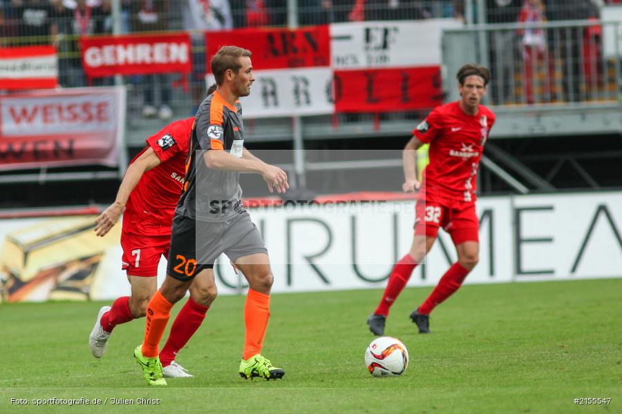 Marco Haller, Fabian Hergesell, Würzburg, Dallenberg, flyeralarm Arena, 05.09.2015, Fussball, 3. Liga, FC Rot-Weiß Erfurt, FC Würzburger Kickers - Bild-ID: 2155547