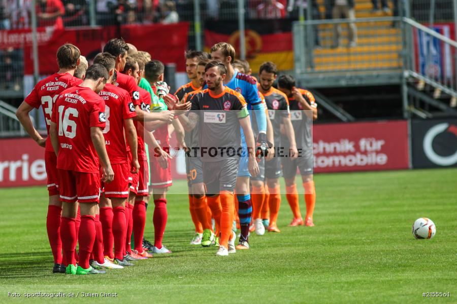 Würzburg, Dallenberg, flyeralarm Arena, 05.09.2015, Fussball, 3. Liga, FC Rot-Weiß Erfurt, FC Würzburger Kickers - Bild-ID: 2155561