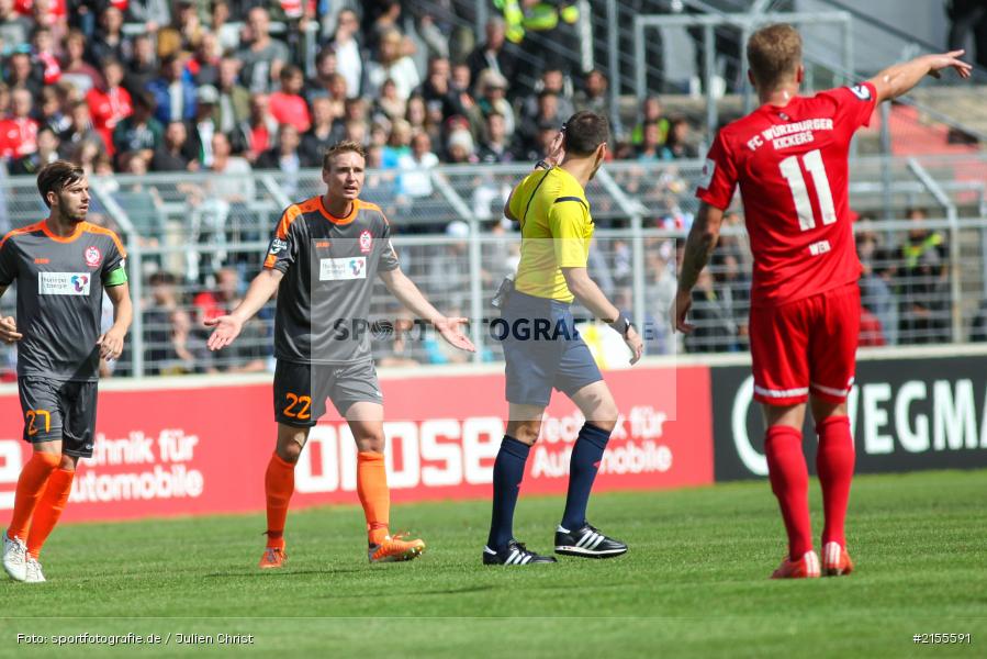 Marcel Schütz, Christoph Menz, Würzburg, Dallenberg, flyeralarm Arena, 05.09.2015, Fussball, 3. Liga, FC Rot-Weiß Erfurt, FC Würzburger Kickers - Bild-ID: 2155591