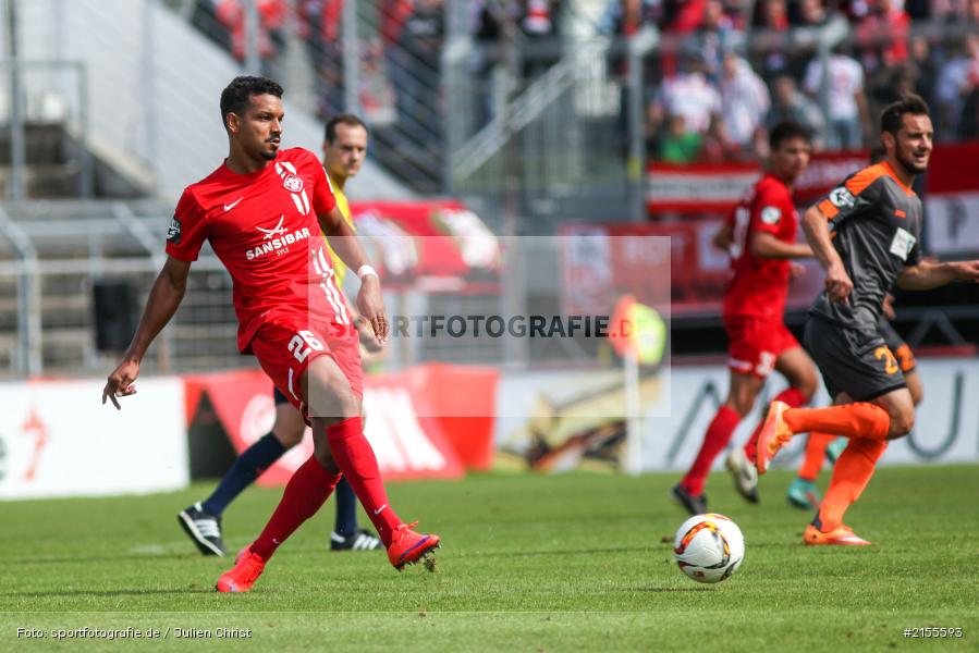 Royal-Dominique Fenell, Würzburg, Dallenberg, flyeralarm Arena, 05.09.2015, Fussball, 3. Liga, FC Rot-Weiß Erfurt, FC Würzburger Kickers - Bild-ID: 2155593