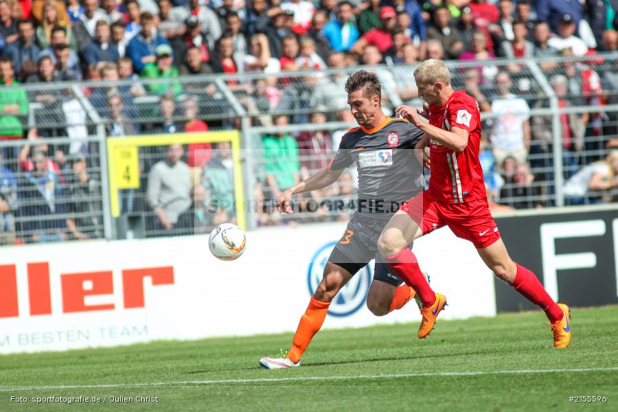 Clemens Schoppenhauer, Sebastian Szimayer, Würzburg, Dallenberg, flyeralarm Arena, 05.09.2015, Fussball, 3. Liga, FC Rot-Weiß Erfurt, FC Würzburger Kickers - Bild-ID: 2155596