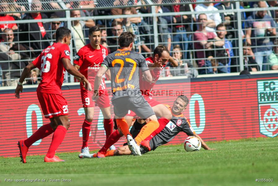 Carsten Kammlott, Rico Benatelli, Würzburg, Dallenberg, flyeralarm Arena, 05.09.2015, Fussball, 3. Liga, FC Rot-Weiß Erfurt, FC Würzburger Kickers - Bild-ID: 2155602