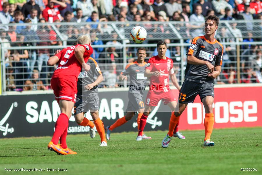 Clemens Schoppenhauer, Sebastian Szimayer, Würzburg, Dallenberg, flyeralarm Arena, 05.09.2015, Fussball, 3. Liga, FC Rot-Weiß Erfurt, FC Würzburger Kickers - Bild-ID: 2155606