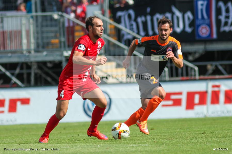 Juri Judt, Rico Benatelli, Würzburg, Dallenberg, flyeralarm Arena, 05.09.2015, Fussball, 3. Liga, FC Rot-Weiß Erfurt, FC Würzburger Kickers - Bild-ID: 2155630