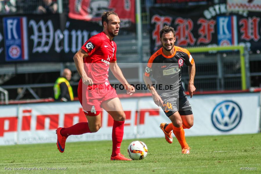 Juri Judt, Rico Benatelli, Würzburg, Dallenberg, flyeralarm Arena, 05.09.2015, Fussball, 3. Liga, FC Rot-Weiß Erfurt, FC Würzburger Kickers - Bild-ID: 2155632