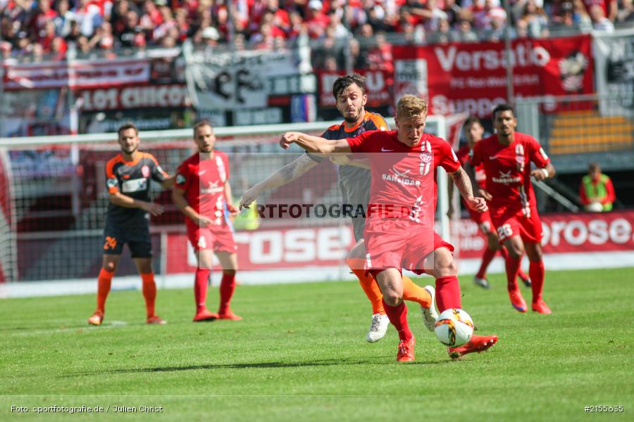 Carsten Kammlott, Richard Weil, Würzburg, Dallenberg, flyeralarm Arena, 05.09.2015, Fussball, 3. Liga, FC Rot-Weiß Erfurt, FC Würzburger Kickers - Bild-ID: 2155635