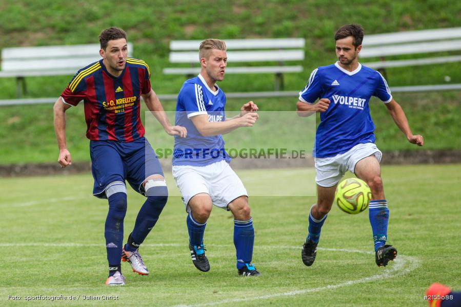Tobias Kastner, Julian Volpert, Simon Heinz, Kreisklasse, Fussball, BSC Aura, FV Wernfeld/Adelsberg - Bild-ID: 2155688