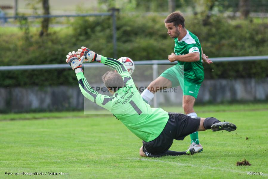 Johannes Wolpert, William Vielwerth, Kreisliga, Fussball, 19.09.2015, FV Karlstadt, FC Wiesenfeld-Halsbach - Bild-ID: 2156012