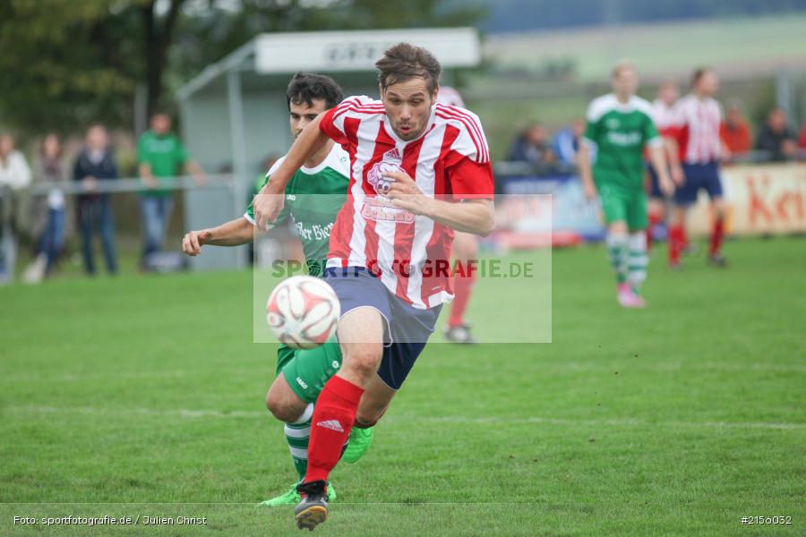 Sven Ludwig, Kreisliga, Fussball, 19.09.2015, FV Karlstadt, FC Wiesenfeld-Halsbach - Bild-ID: 2156032