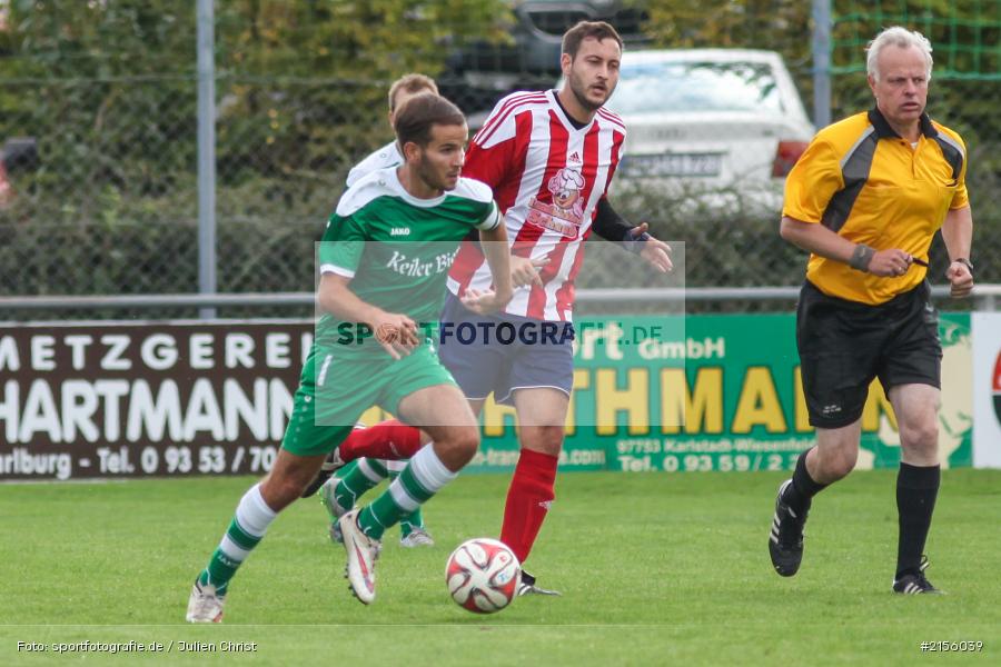 William Vielwerth, Kreisliga, Fussball, 19.09.2015, FV Karlstadt, FC Wiesenfeld-Halsbach - Bild-ID: 2156039