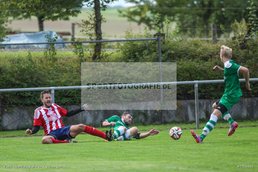 Julian Schäfer, Holger Bauerfeind, Kreisliga, Fussball, 19.09.2015, FV Karlstadt, FC Wiesenfeld-Halsbach - Bild-ID: 2156042