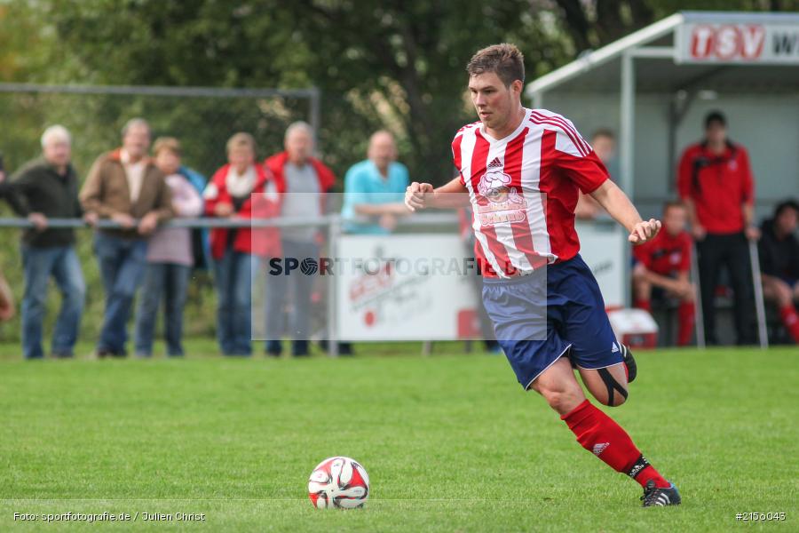 Benedikt Völker, Kreisliga, Fussball, 19.09.2015, FV Karlstadt, FC Wiesenfeld-Halsbach - Bild-ID: 2156043