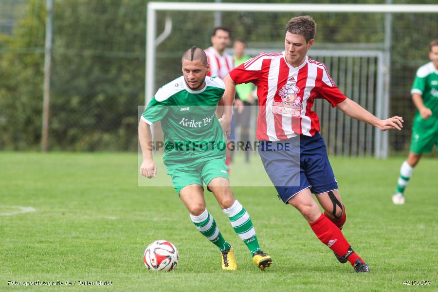 Benedikt Völker, Atilla Aydogdu, Kreisliga, Fussball, 19.09.2015, FV Karlstadt, FC Wiesenfeld-Halsbach - Bild-ID: 2156057