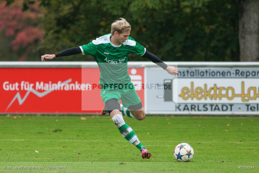 Felix Strohmenger, Fussball, 10.10.2015, Kreisliga Würzburg, SV Birkenfeld, FV Karlstadt - Bild-ID: 2156249