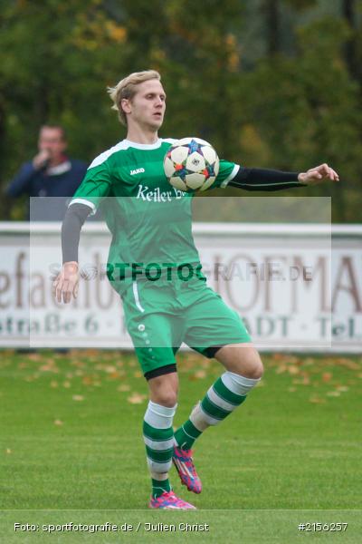 Felix Strohmenger, Fussball, 10.10.2015, Kreisliga Würzburg, SV Birkenfeld, FV Karlstadt - Bild-ID: 2156257