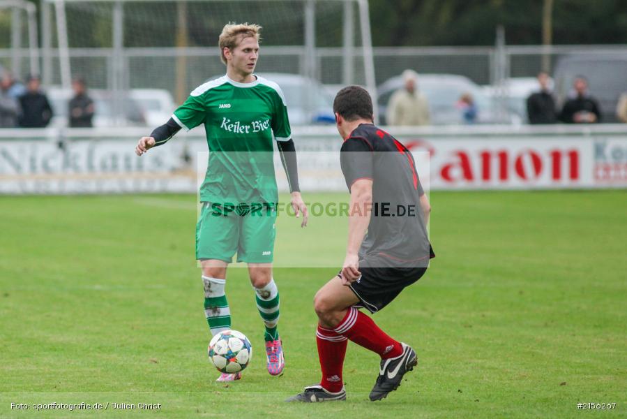 Christian Eckert, Felix Strohmenger, Fussball, 10.10.2015, Kreisliga Würzburg, SV Birkenfeld, FV Karlstadt - Bild-ID: 2156267