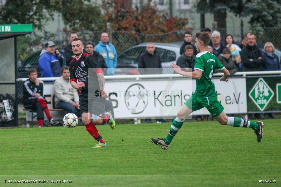 Heiko Albert, Timm Bauer, Fussball, 10.10.2015, Kreisliga Würzburg, SV Birkenfeld, FV Karlstadt - Bild-ID: 2156285