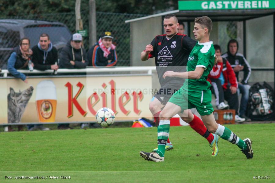 Timm Bauer, Heiko Albert, Fussball, 10.10.2015, Kreisliga Würzburg, SV Birkenfeld, FV Karlstadt - Bild-ID: 2156287