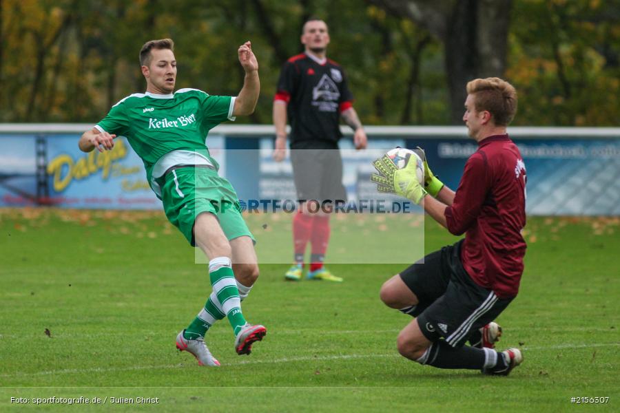 Julian Konrad, Michael Winkler, Fussball, 10.10.2015, Kreisliga Würzburg, SV Birkenfeld, FV Karlstadt - Bild-ID: 2156307