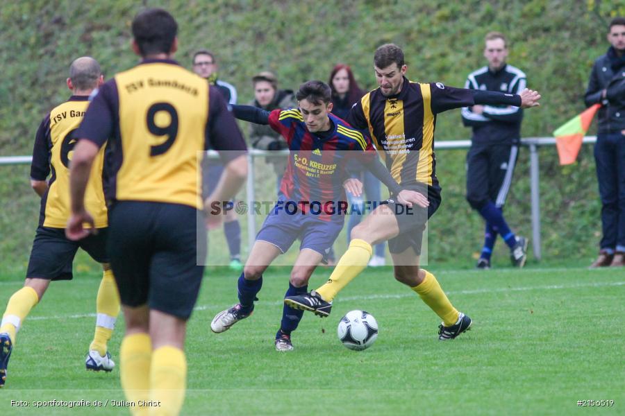 Vincent Hanselmann, Daniel Hoefling, Kreisklasse, Fussball, 17.10.2015, BSC Aura, SG Eußenheim-Gambach - Bild-ID: 2156519