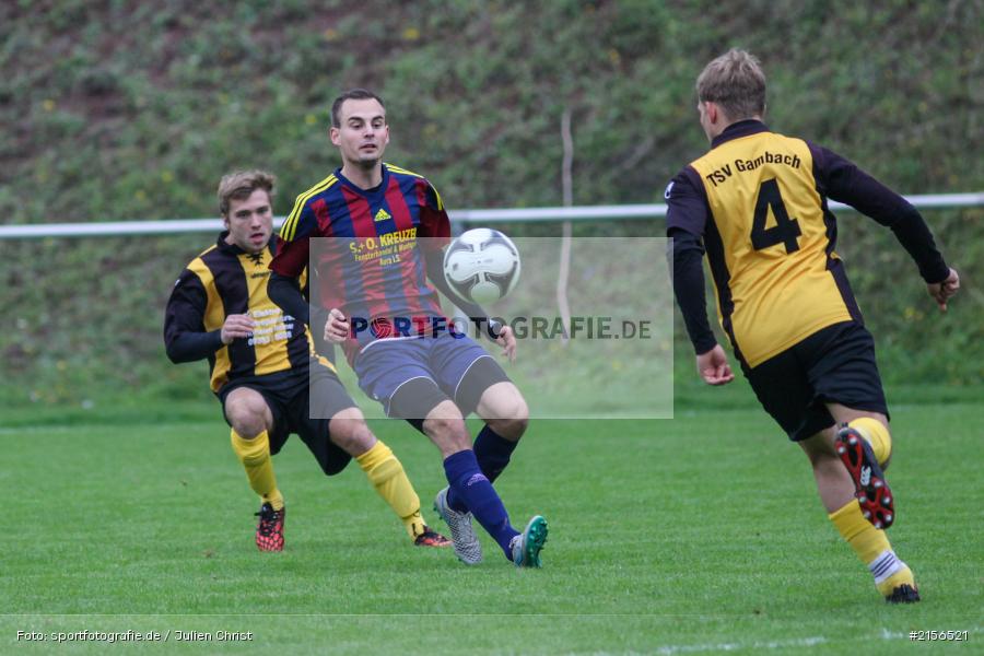 David Pahls, Manuel Schalling, Kreisklasse, Fussball, 17.10.2015, BSC Aura, SG Eußenheim-Gambach - Bild-ID: 2156521