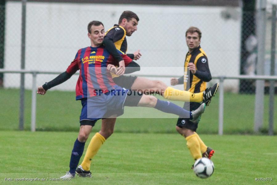 David Pahls, Daniel Hoefling, Kreisklasse, Fussball, 17.10.2015, BSC Aura, SG Eußenheim-Gambach - Bild-ID: 2156570