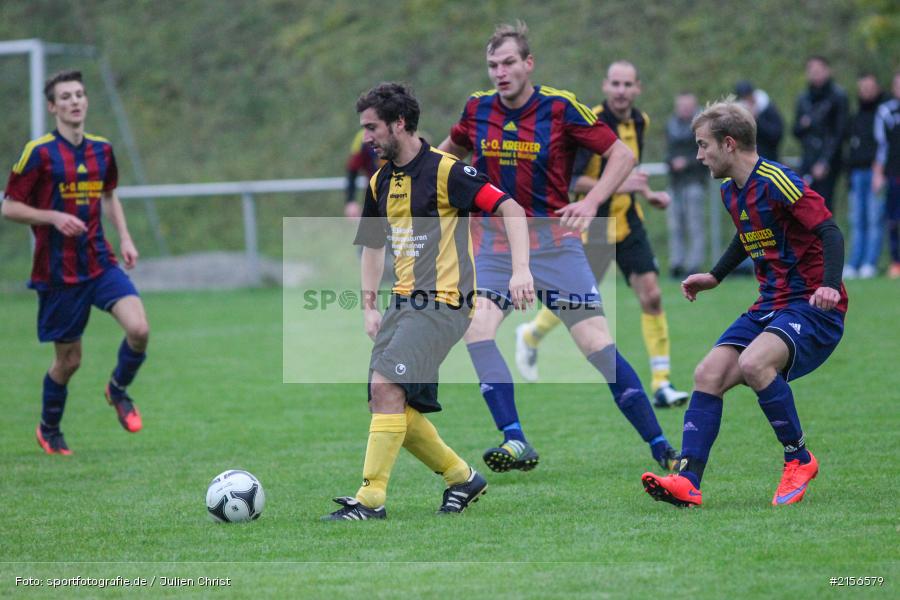 Michael Rützel, Daniel Stemig, Kreisklasse, Fussball, 17.10.2015, BSC Aura, SG Eußenheim-Gambach - Bild-ID: 2156579