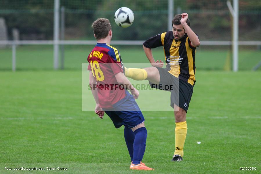 Maximilian Jeckel, Daniel Stemig, Kreisklasse, Fussball, 17.10.2015, BSC Aura, SG Eußenheim-Gambach - Bild-ID: 2156580