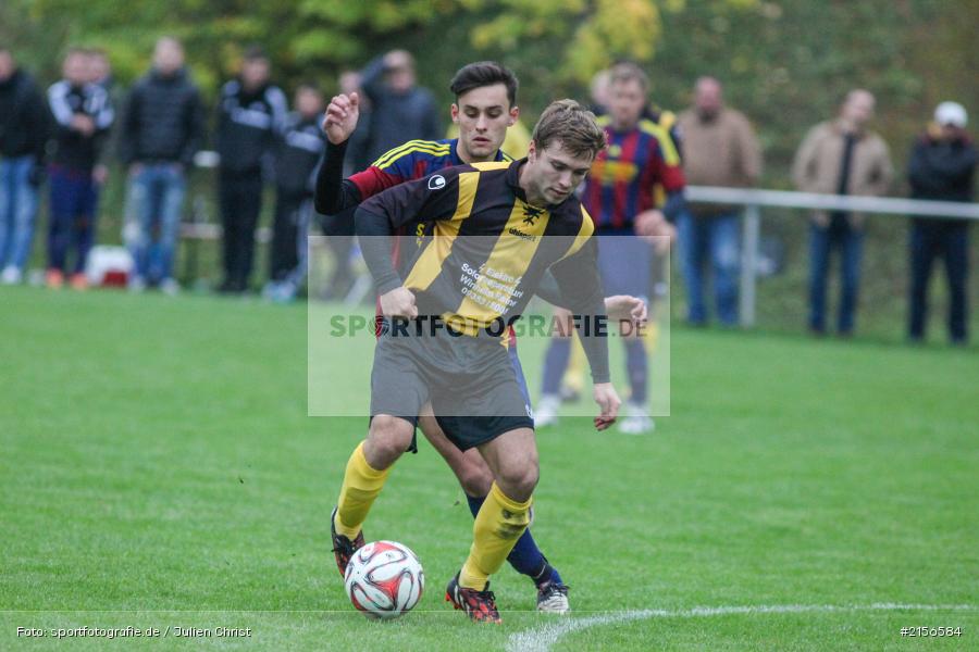 Vincent Hanselmann, Maximilian Giller, Kreisklasse, Fussball, 17.10.2015, BSC Aura, SG Eußenheim-Gambach - Bild-ID: 2156584