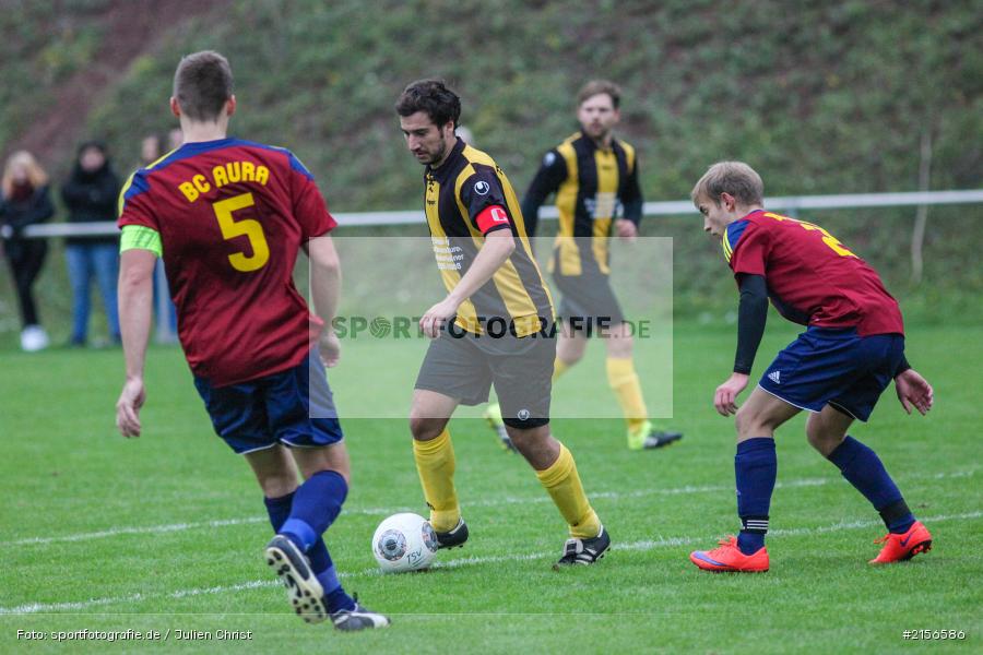 Fabian Peter, Michael Rützel, Daniel Stemig, Kreisklasse, Fussball, 17.10.2015, BSC Aura, SG Eußenheim-Gambach - Bild-ID: 2156586