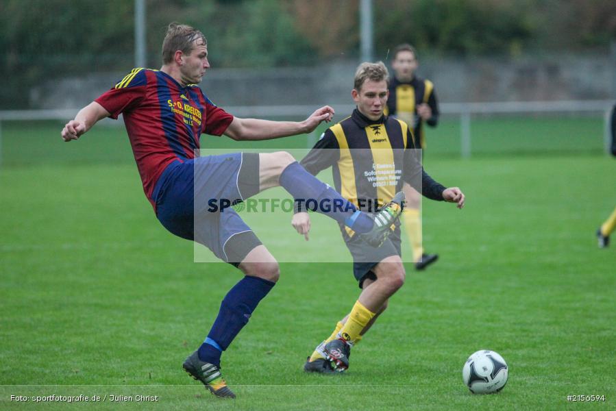 Niklas Christ, Manuel Schalling, Kreisklasse, Fussball, 17.10.2015, BSC Aura, SG Eußenheim-Gambach - Bild-ID: 2156594