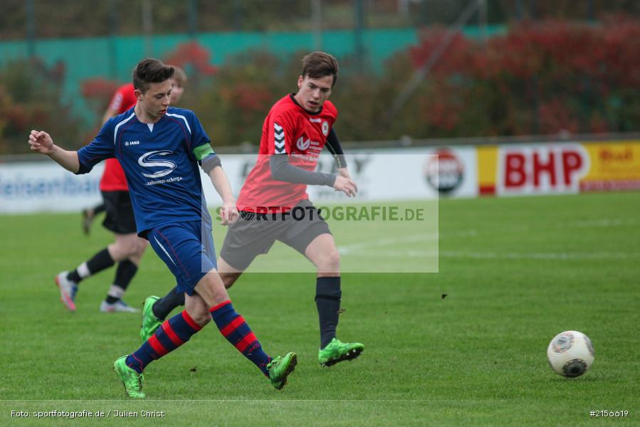 Pascal Kraus, Marius Liebler, 17.10.2015, Bezirksoberliga, BOL Unterfranken, U19, Fussball, FT Schweinfurt, JFG Kreis Karlstadt - Bild-ID: 2156619
