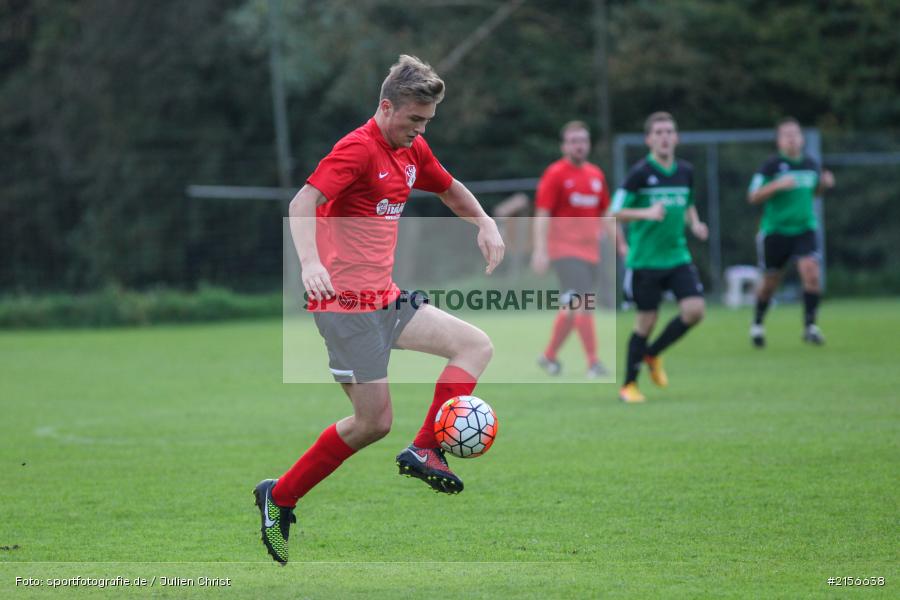 Moritz Wenzel, 18.10.2015, Fussball, Würzburg, A-Klasse Gr. 5, DJK Wombach, FC Germania Ruppertshütten - Bild-ID: 2156638
