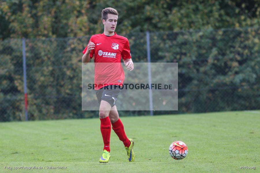 Lukas Werthmann, 18.10.2015, Fussball, Würzburg, A-Klasse Gr. 5, DJK Wombach, FC Germania Ruppertshütten - Bild-ID: 2156641