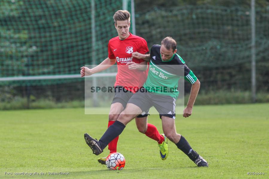 Jens Boller, Lukas Werthmann, 18.10.2015, Fussball, Würzburg, A-Klasse Gr. 5, DJK Wombach, FC Germania Ruppertshütten - Bild-ID: 2156646