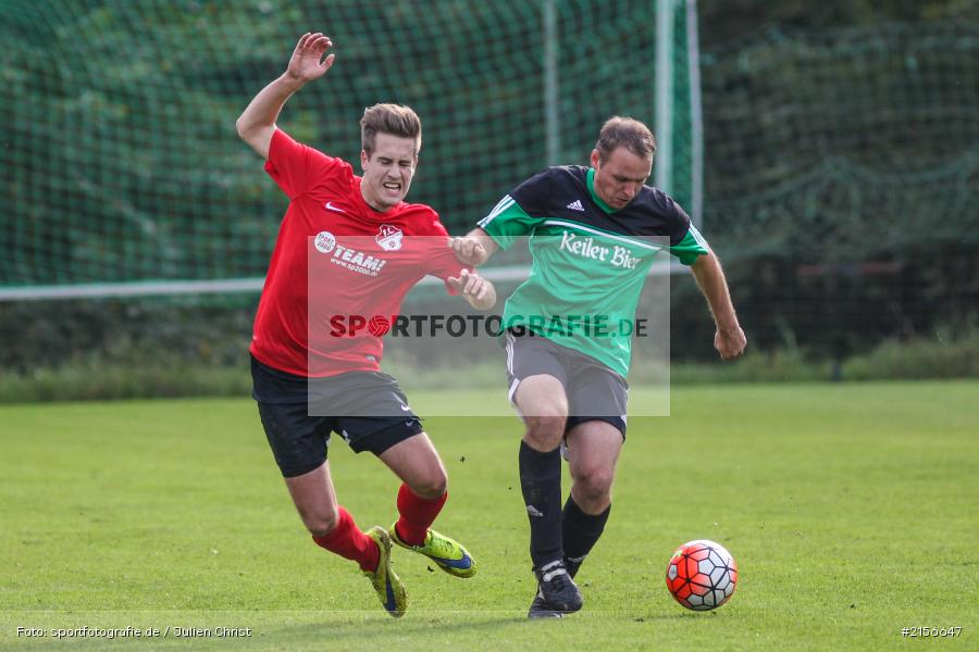 Jens Boller, Lukas Werthmann, 18.10.2015, Fussball, Würzburg, A-Klasse Gr. 5, DJK Wombach, FC Germania Ruppertshütten - Bild-ID: 2156647