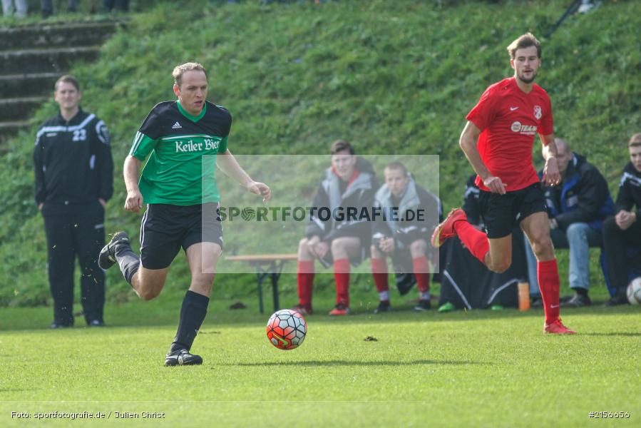 Julian Heck, Jens Boller, 18.10.2015, Fussball, Würzburg, A-Klasse Gr. 5, DJK Wombach, FC Germania Ruppertshütten - Bild-ID: 2156656
