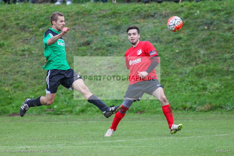 Niklas Englert, Mathias Broenner, 18.10.2015, Fussball, Würzburg, A-Klasse Gr. 5, DJK Wombach, FC Germania Ruppertshütten - Bild-ID: 2156691