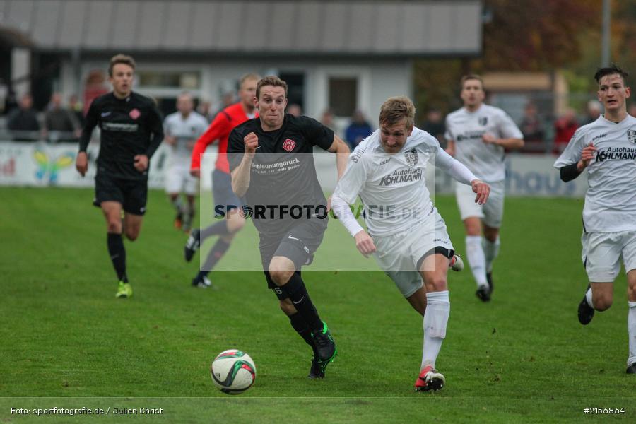 Marco Schiebel, Sebastian Fries, 24.10.2015, Landesliga, Fussball, FC Würzburger Kickers II, TSV Karlburg - Bild-ID: 2156864