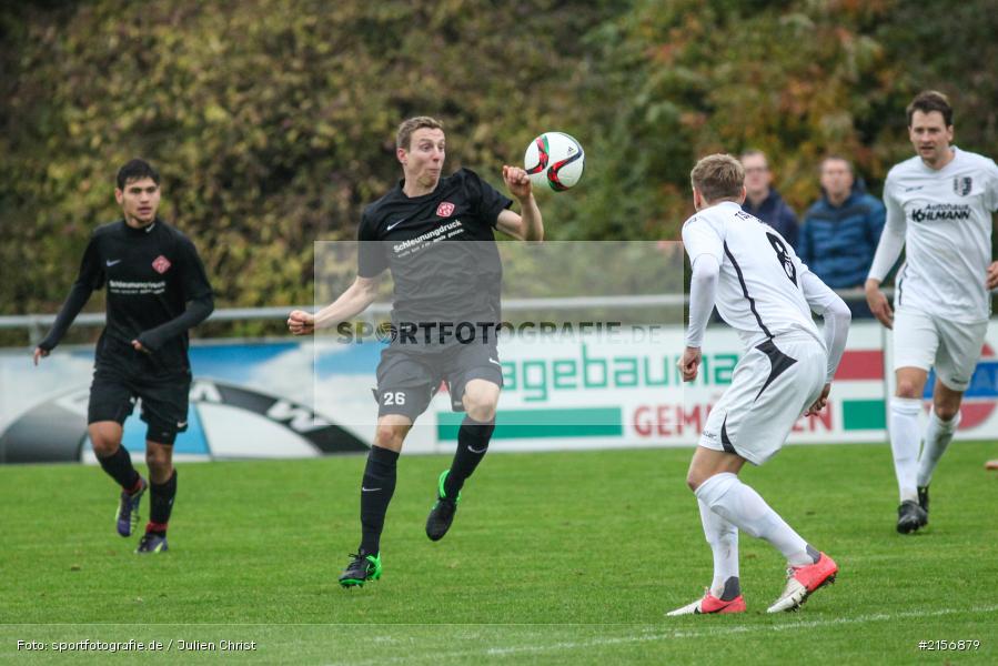 Marco Schiebel, Sebastian Fries, 24.10.2015, Landesliga, Fussball, FC Würzburger Kickers II, TSV Karlburg - Bild-ID: 2156879