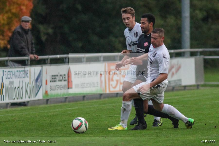 Szymon Dynia, Maurice Kübert, James-Joseph Hammond, 24.10.2015, Landesliga, Fussball, FC Würzburger Kickers II, TSV Karlburg - Bild-ID: 2156888 Szymon Dynia, Maurice Kübert, James-Joseph Hammond, 24.10.2015, Landesliga, Fussball, FC Würzburger Kickers II, TSV Karlburg - Bild-ID: 2156888