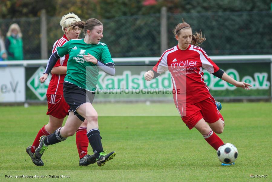 25.10.2015, Damen, Fussball, Fvgg Kickers Aschaffenburg II, FV Karlstadt - Bild-ID: 2156907