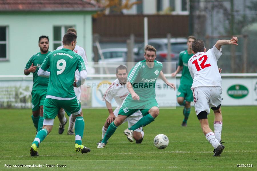 Sebastian Leisgang, Norbert Beck, 25.10.2015, B-Klasse, Fussball, SV Maidbronn/Grammschatz III, FV Karlstadt II - Bild-ID: 2156928